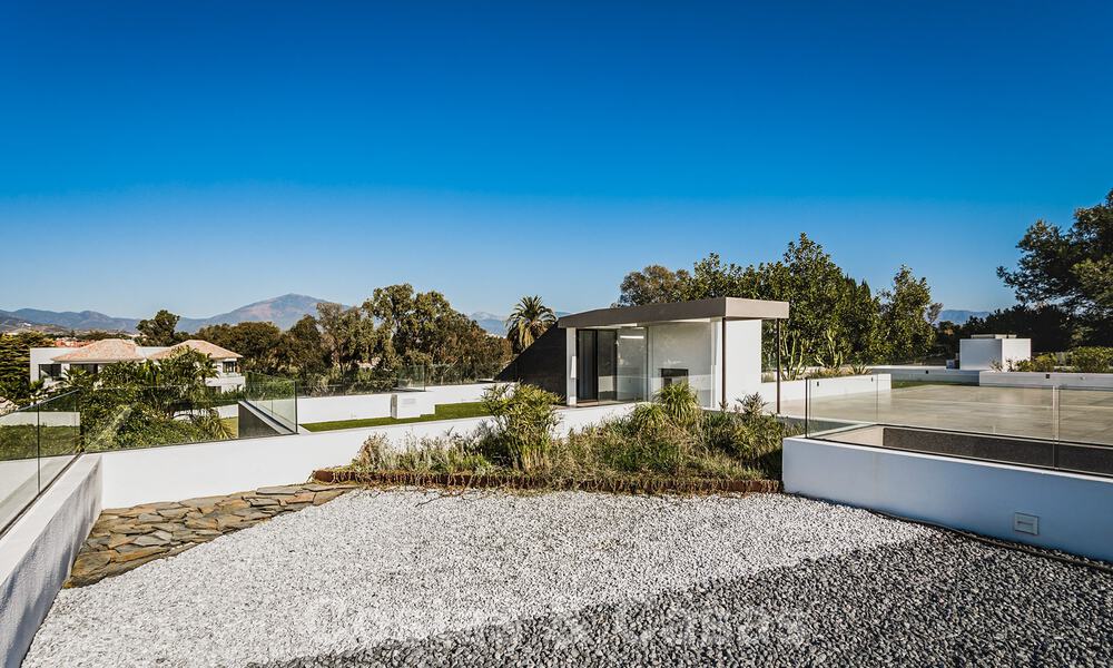 Brand new, beach side ultra-modern designer style villa for sale, Estepona East - Marbella. Ready to move in. 30735