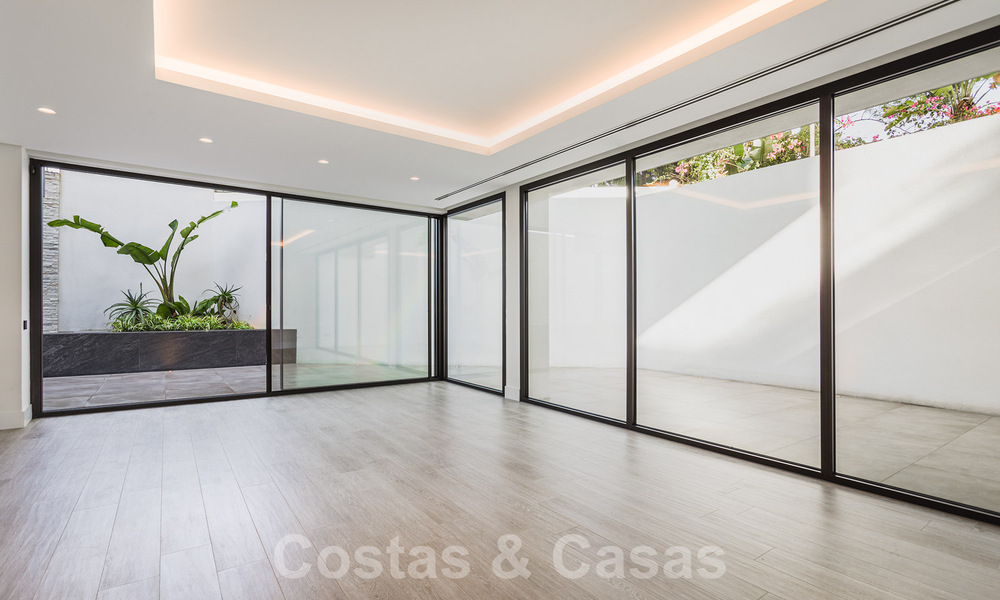 Brand new, beach side ultra-modern designer style villa for sale, Estepona East - Marbella. Ready to move in. 30743