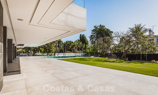 Brand new, beach side ultra-modern designer style villa for sale, Estepona East - Marbella. Ready to move in. 30749 