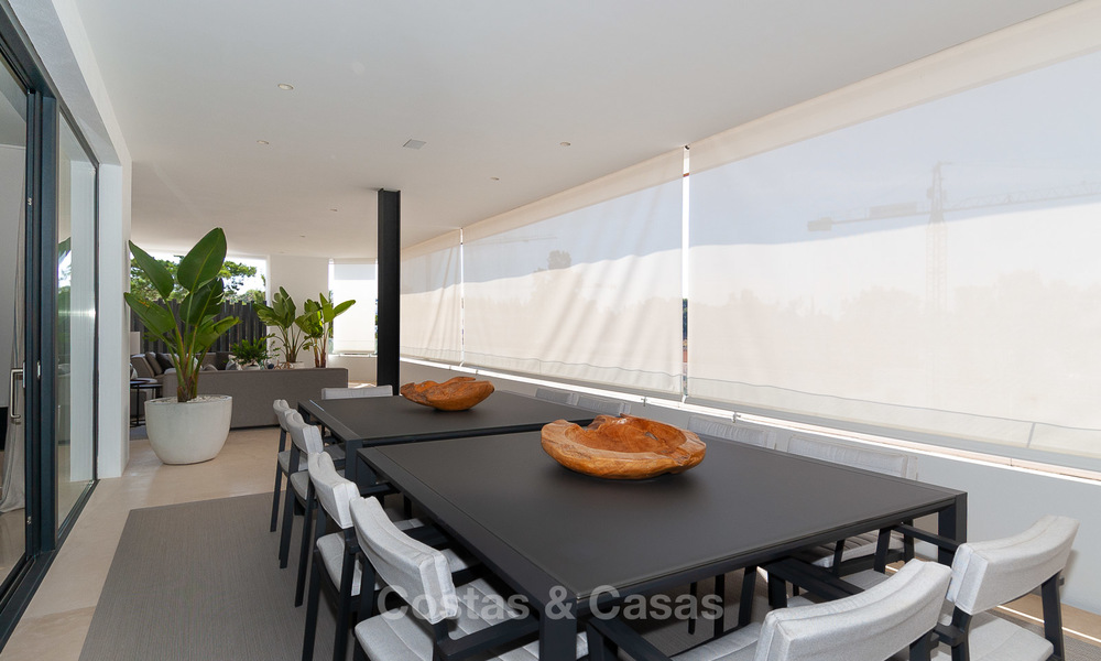 Last unit! Modern exclusive apartments for sale, each with their own heated pool, on the Golden Mile, Marbella 4244
