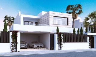 7 new modern villas for sale in a top end, exclusive urbanisation, on the Golden Mile, Marbella 4848 