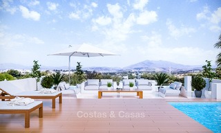 7 new modern villas for sale in a top end, exclusive urbanisation, on the Golden Mile, Marbella 4854 