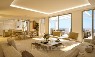 Stunning modern luxury apartments for sale in an exclusive complex in Nueva Andalucia - Marbella with panoramic golf and sea views 4328 