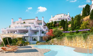 Stunning modern luxury apartments for sale in an exclusive complex in Nueva Andalucia - Marbella with panoramic golf and sea views 4318 