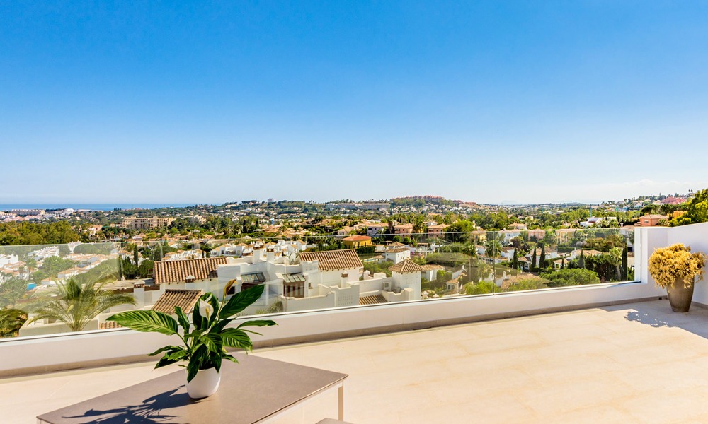 Stunning modern luxury apartments for sale in an exclusive complex in Nueva Andalucia - Marbella with panoramic golf and sea views 12731