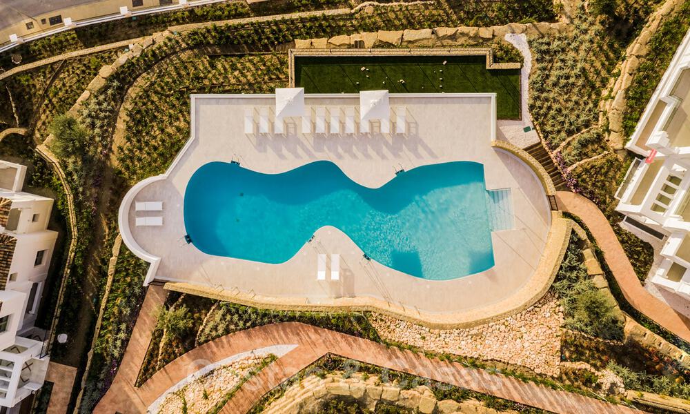 Stunning modern luxury apartments for sale in an exclusive complex in Nueva Andalucia - Marbella with panoramic golf and sea views 31949