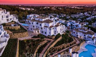 Stunning modern luxury apartments for sale in an exclusive complex in Nueva Andalucia - Marbella with panoramic golf and sea views 31951 