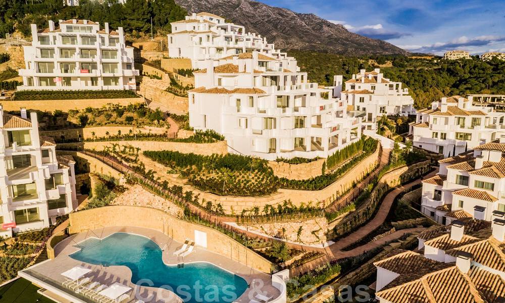 Stunning modern luxury apartments for sale in an exclusive complex in Nueva Andalucia - Marbella with panoramic golf and sea views 31952