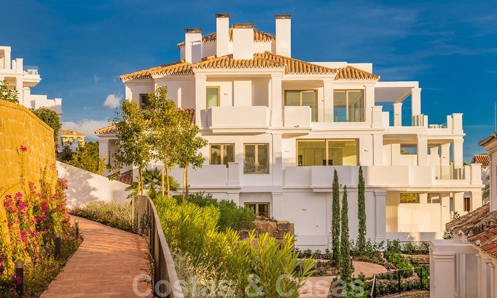 Stunning modern luxury apartments for sale in an exclusive complex in Nueva Andalucia - Marbella with panoramic golf and sea views 31956