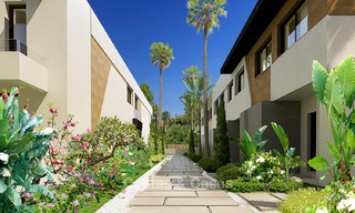 New modern townhouses for sale in Nueva Andalucia - Marbella, walking distance to Puerto Banus. 4493 
