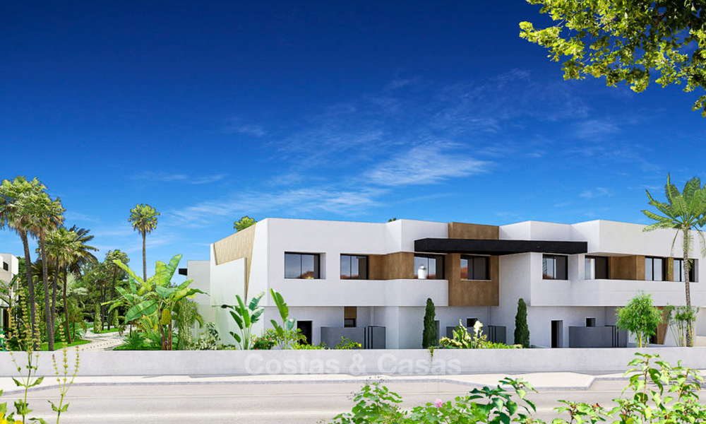 New modern townhouses for sale in Nueva Andalucia - Marbella, walking distance to Puerto Banus. 4494