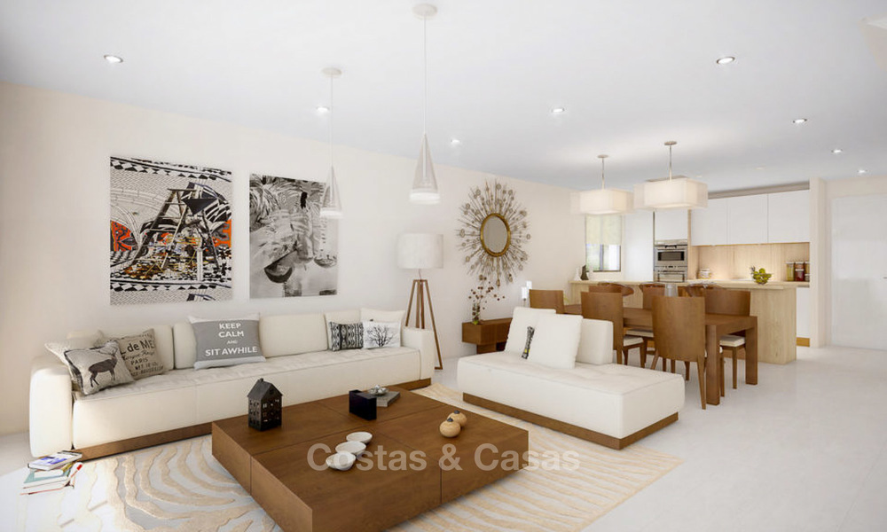 New modern townhouses for sale in Nueva Andalucia - Marbella, walking distance to Puerto Banus. 4497