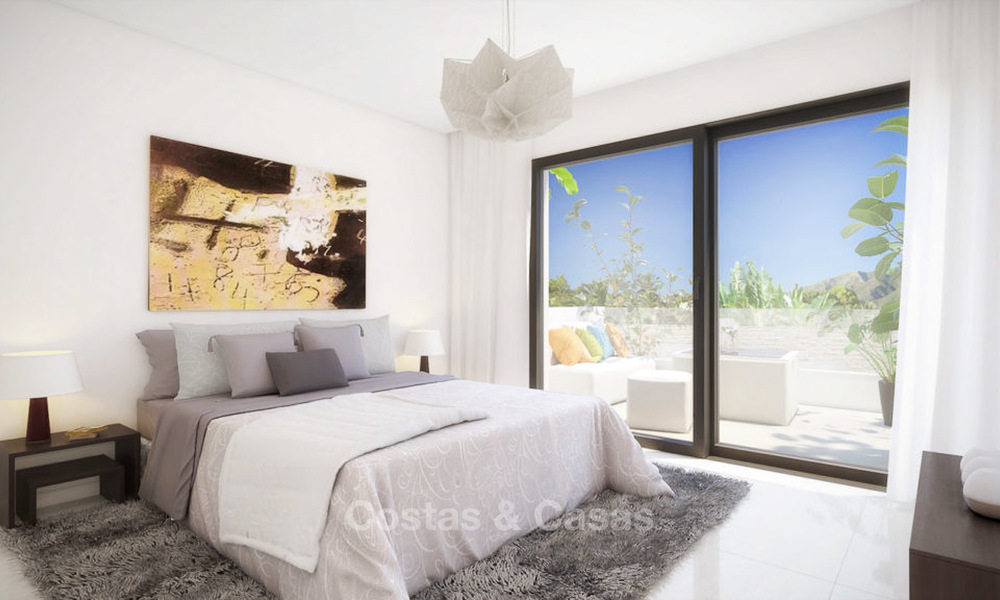 New modern townhouses for sale in Nueva Andalucia - Marbella, walking distance to Puerto Banus. 4498
