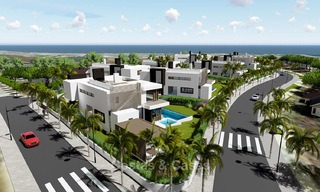 Exclusive modern villas with sea views for sale on the New Golden Mile, between Marbella and Estepona 4437 