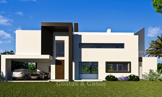 Exclusive modern villas with sea views for sale on the New Golden Mile, between Marbella and Estepona 4442 