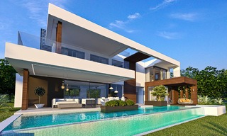 Exclusive modern villas with sea views for sale on the New Golden Mile, between Marbella and Estepona 4443 