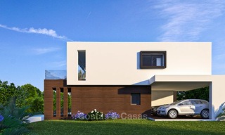 Exclusive modern villas with sea views for sale on the New Golden Mile, between Marbella and Estepona 4444 