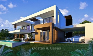 Exclusive modern villas with sea views for sale on the New Golden Mile, between Marbella and Estepona 4449 