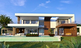 Exclusive modern villas with sea views for sale on the New Golden Mile, between Marbella and Estepona 4451 