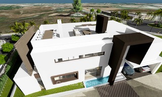 Exclusive modern villas with sea views for sale on the New Golden Mile, between Marbella and Estepona 4453 