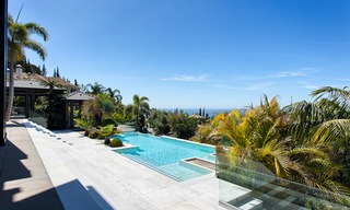 Very exclusive and majestic modern design villa with stunning sea views for sale, Golden Mile, Marbella 4524 