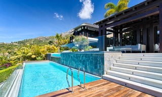 Very exclusive and majestic modern design villa with stunning sea views for sale, Golden Mile, Marbella 4528 