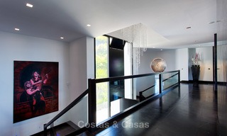 Very exclusive and majestic modern design villa with stunning sea views for sale, Golden Mile, Marbella 4538 