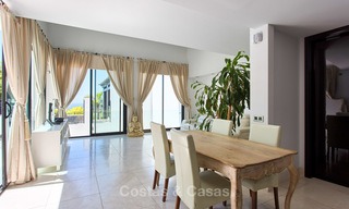 Very exclusive and majestic modern design villa with stunning sea views for sale, Golden Mile, Marbella 4554 