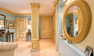 High end classical style luxury villa with sea views for sale on the Golden Mile, Marbella. 4599 