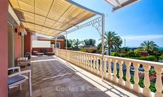 High end classical style luxury villa with sea views for sale on the Golden Mile, Marbella. 4609 