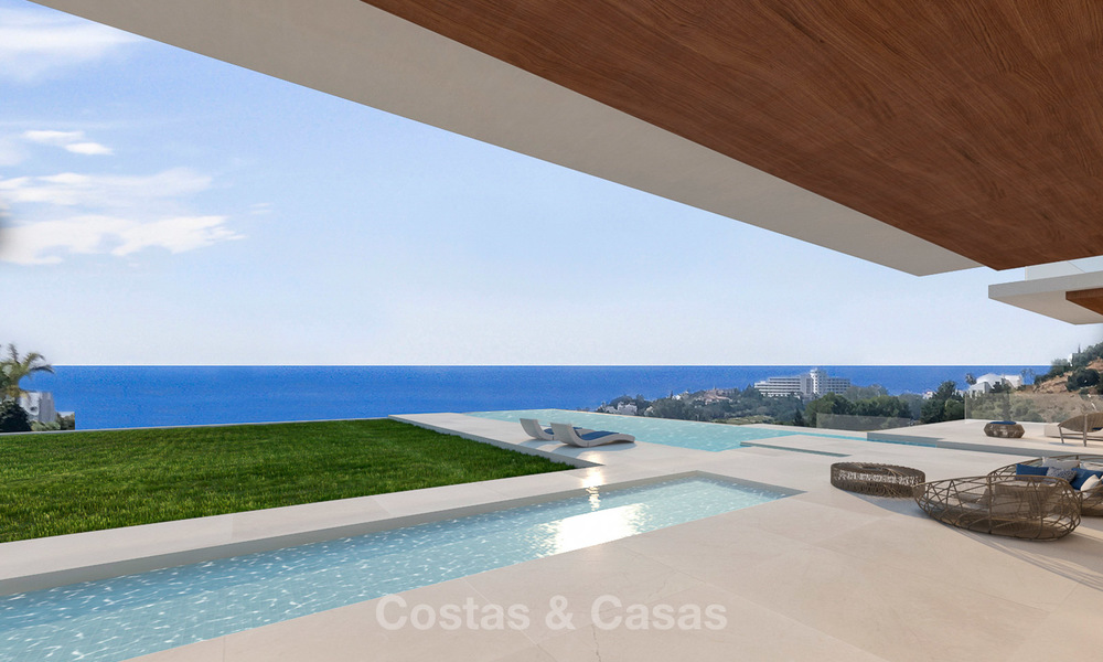 Luxurious modern villa with panoramic sea views for sale in Benahavis, Marbella 4718