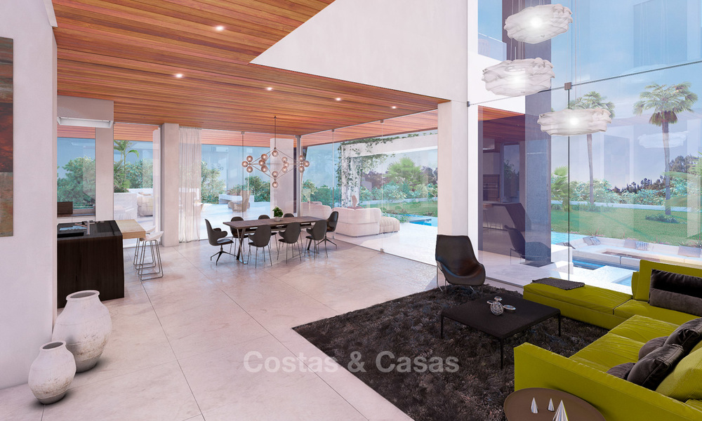 Two newly built luxurious, modern-contemporary villas for sale for the price of one, Nueva Andalucia, Marbella 4732