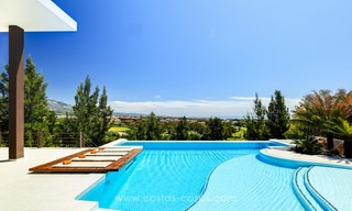 Awe inspiring modern luxury villa with panoramic sea views for sale, frontline golf, Benahavis – Marbella 4758 