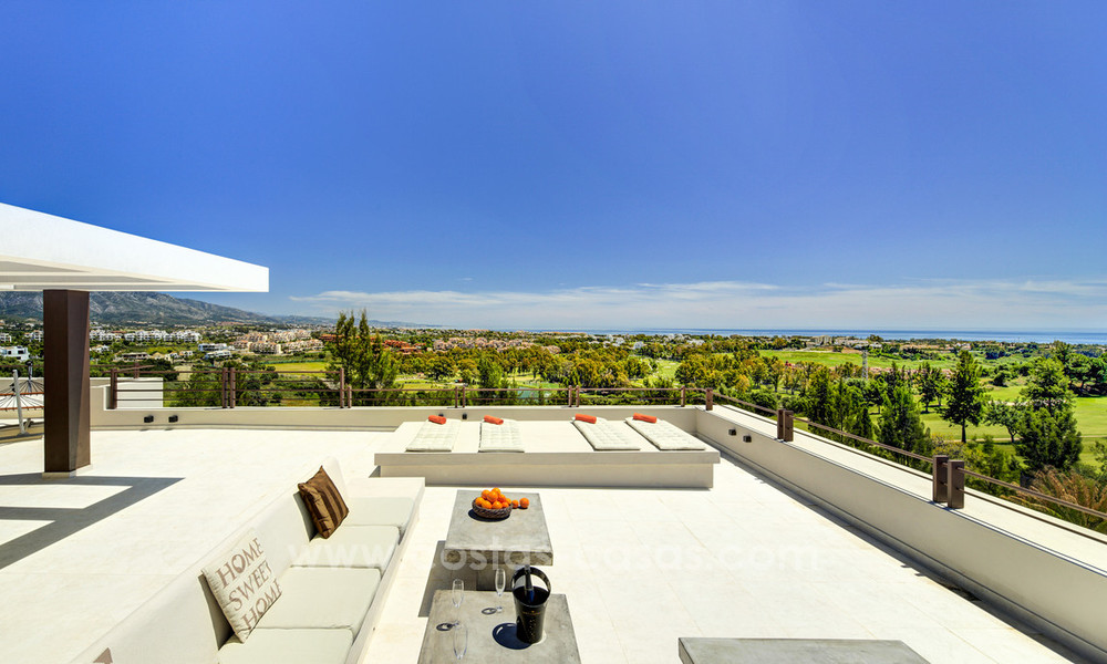 Awe inspiring modern luxury villa with panoramic sea views for sale, frontline golf, Benahavis – Marbella 4759