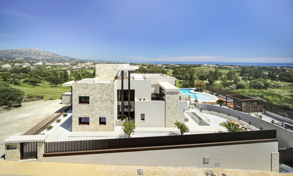 Awe inspiring modern luxury villa with panoramic sea views for sale, frontline golf, Benahavis – Marbella 4760