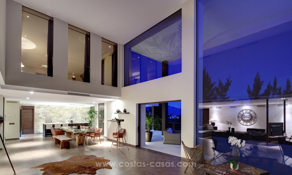 Awe inspiring modern luxury villa with panoramic sea views for sale, frontline golf, Benahavis – Marbella 4762