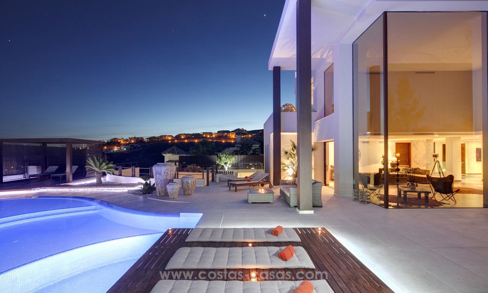 Awe inspiring modern luxury villa with panoramic sea views for sale, frontline golf, Benahavis – Marbella 4764