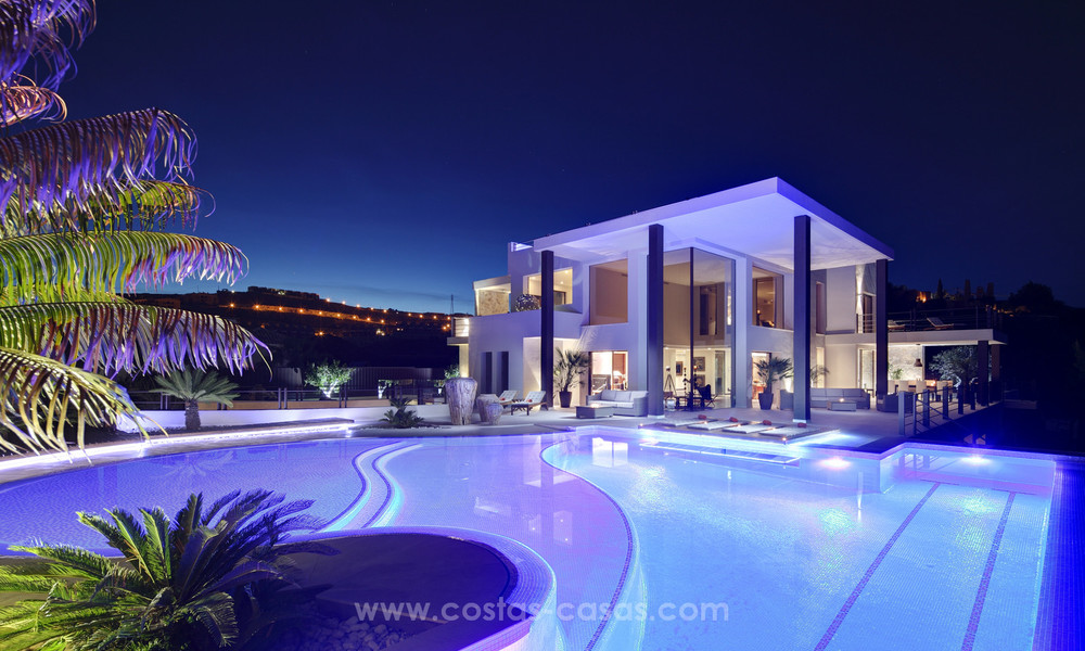 Awe inspiring modern luxury villa with panoramic sea views for sale, frontline golf, Benahavis – Marbella 4766