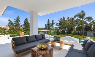 Recently renovated Andalusian style luxury villa with sea views for sale, close to beach, Elviria, East Marbella 4790 
