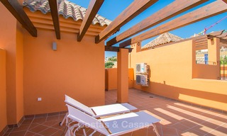 Freshly renovated, Andalusian style townhouses for sale, with sea views, ready to move in, Benahavis, Marbella 5969 