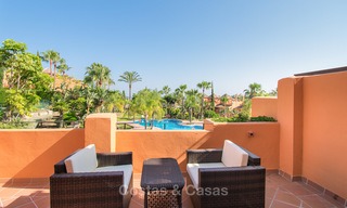 Freshly renovated, Andalusian style townhouses for sale, with sea views, ready to move in, Benahavis, Marbella 5974 