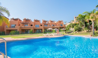 Freshly renovated, Andalusian style townhouses for sale, with sea views, ready to move in, Benahavis, Marbella 5990 