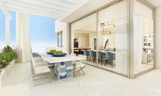 Modern luxury apartments for sale in a new development with spectacular sea views in Benahavis, Marbella 4841 