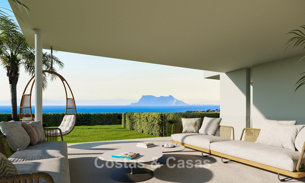 Modern luxury apartments for sale in a new development with spectacular sea views in Benahavis, Marbella 804269