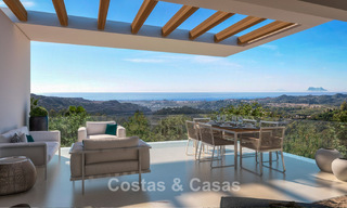 Modern luxury apartments for sale in a new development with spectacular sea views in Benahavis, Marbella 804271 