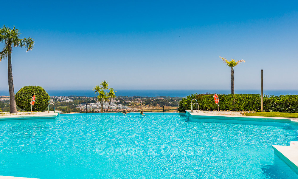 New, Andalusian style, luxury apartments with stunning sea views for sale, in Benahavis – Marbella 5067