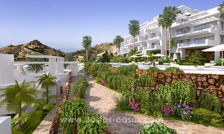 Modern luxury apartments for sale with uninterrupted sea views at a short drive from Marbella center. 4873 