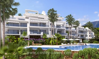 Modern luxury apartments for sale with uninterrupted sea views at a short drive from Marbella center. 4874 