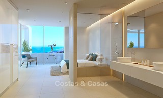Modern-contemporary luxury apartments with breath taking sea views for sale, short drive to Marbella center 4885 