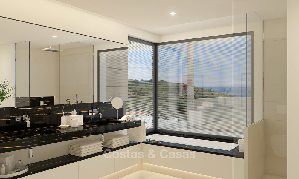 Modern-contemporary luxury apartments with exquisite sea views for sale, short drive to Marbella centre. Ready to move in. Last 3 penthouses. 4940